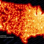 The Map Of America Visualized By McDonalds Locations