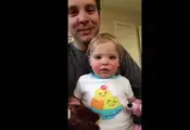 Baby Tries To Say Flamingo