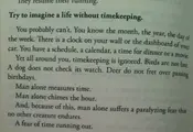 A Life Without Time
