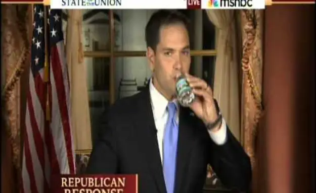 Marco Rubio’s Dry Mouth