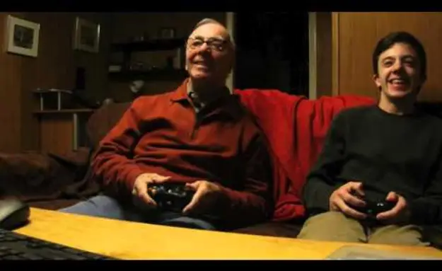 84 Year Old Loves Playing Video Games
