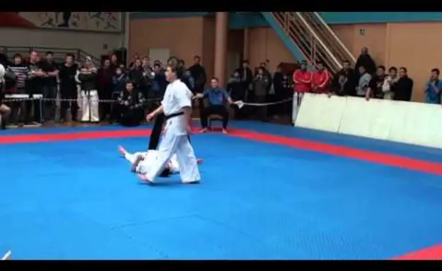 An Epic Karate Knockout